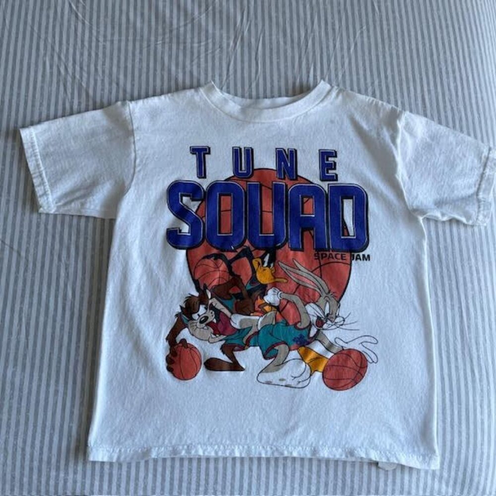 Space Jam: A New Legacy Tune Squad short sleeve T-shirt size 5/6 Cotton Pull-on